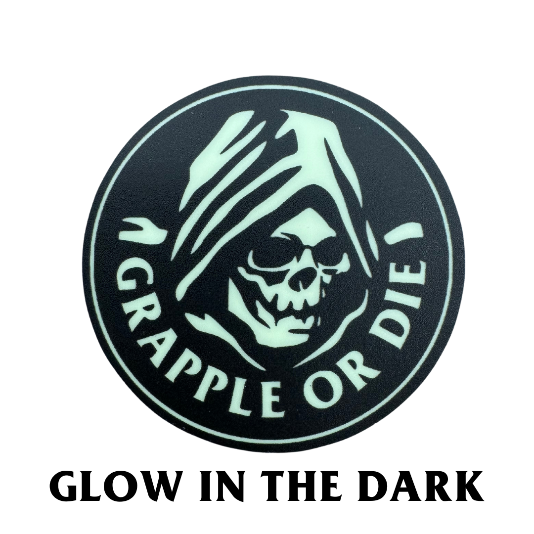 Glow in the Dark Grim Sticker