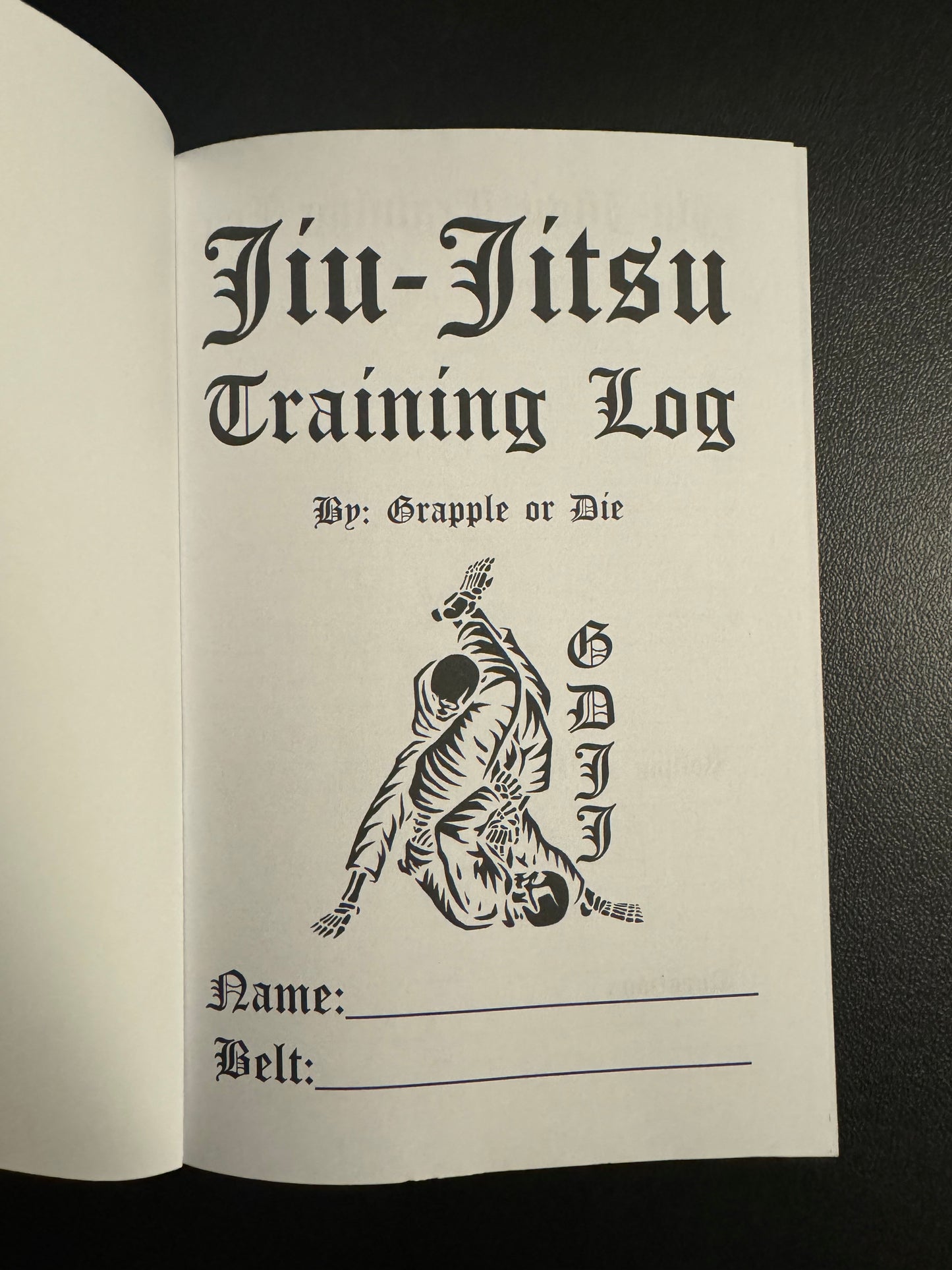 Jiu-Jitsu Training Log