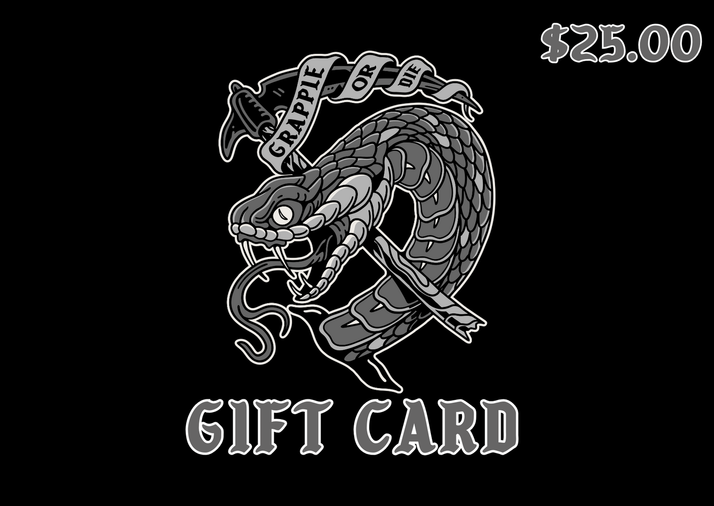 Grapple or Die Gift Card