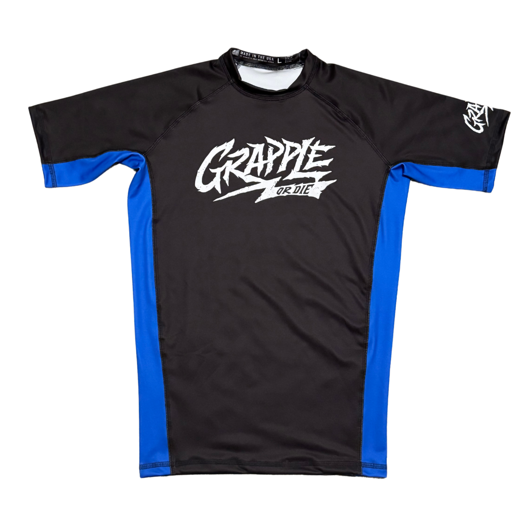 Deathmark Ranked Rashguard (Blue)