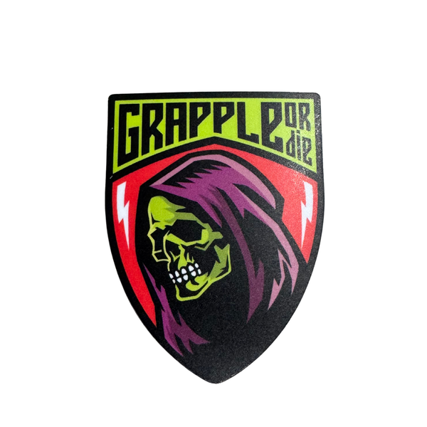 Shield Sticker – Grapple or Die