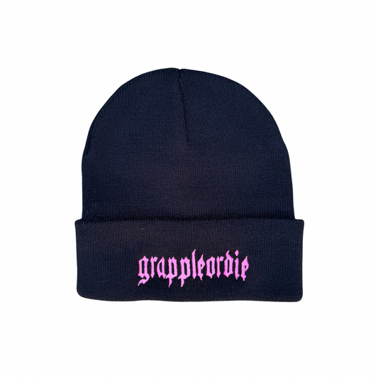 Grapple or Die Beanie - Pink