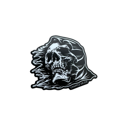 Grapple or Die Reaper Sticker