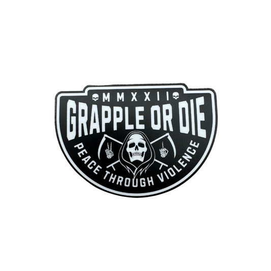 Grapple or Die Logo (Black)