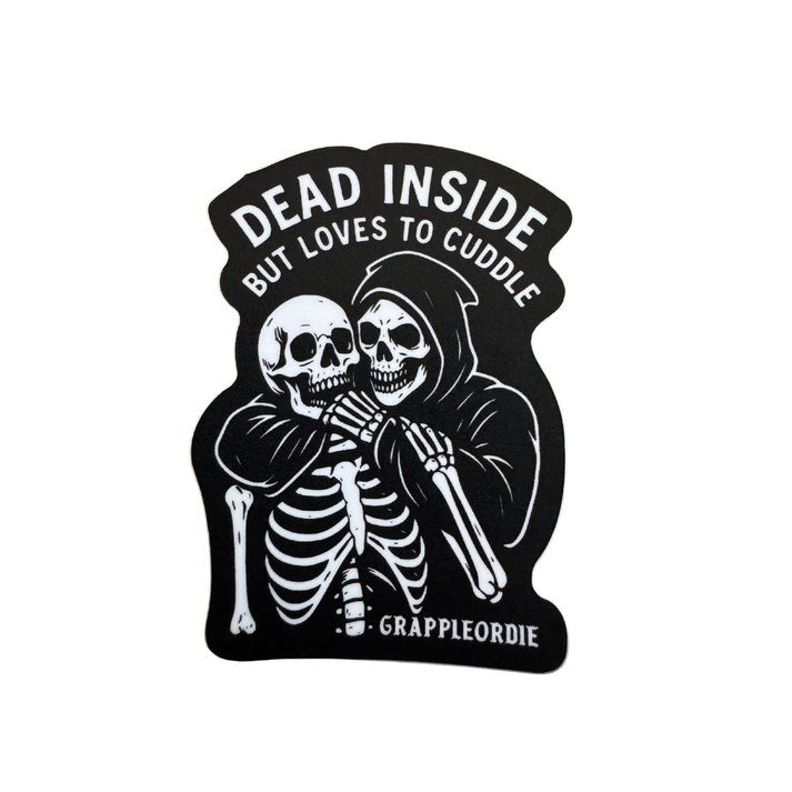 Dead Inside Sticker – Grapple or Die