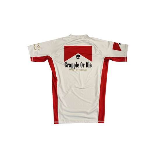 Smoke ‘em Rashguard (White) - Presale