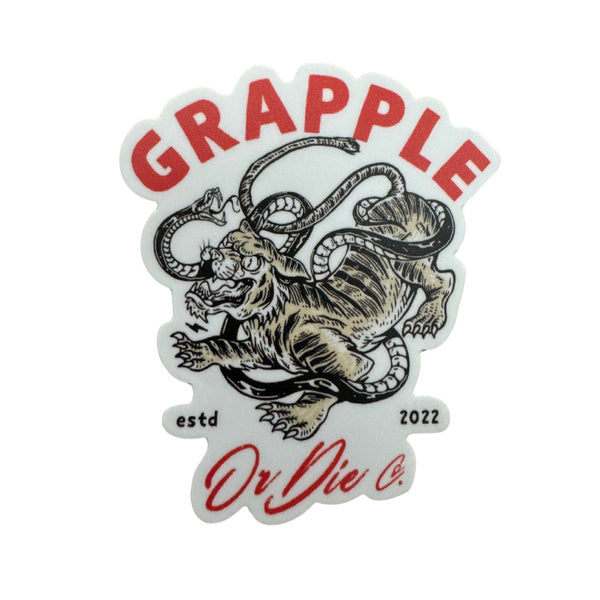 Tiger Style Sticker – Grapple or Die