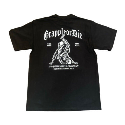 Grapple or Die Jiu-Jitsu Heavyweight T-Shirt