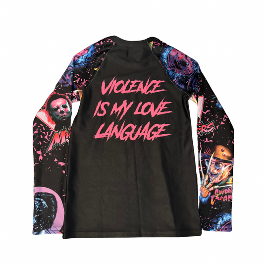 Kid’s Violence is my Love Language Rashguard