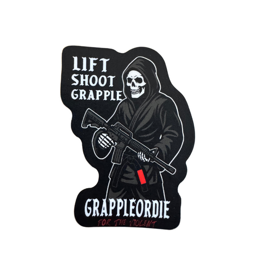 Lift. Shoot. Grapple Sticker
