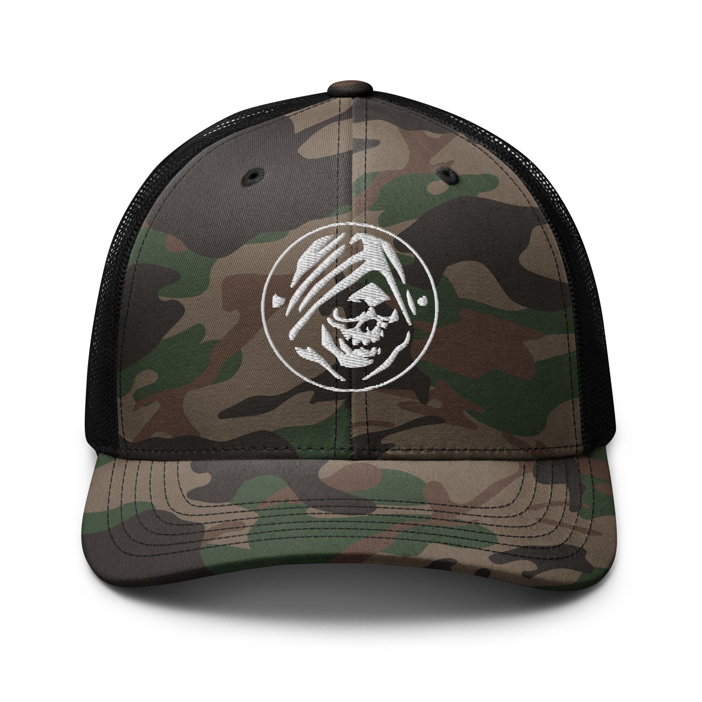 Camouflage Grim Trucker Hat