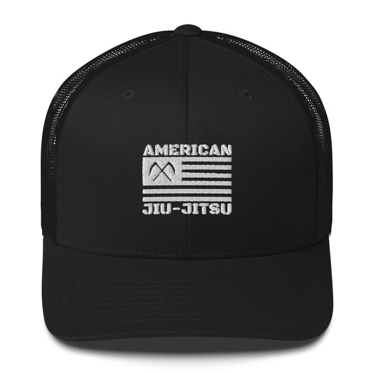 American Jiu Jitsu Flag Trucker Hat