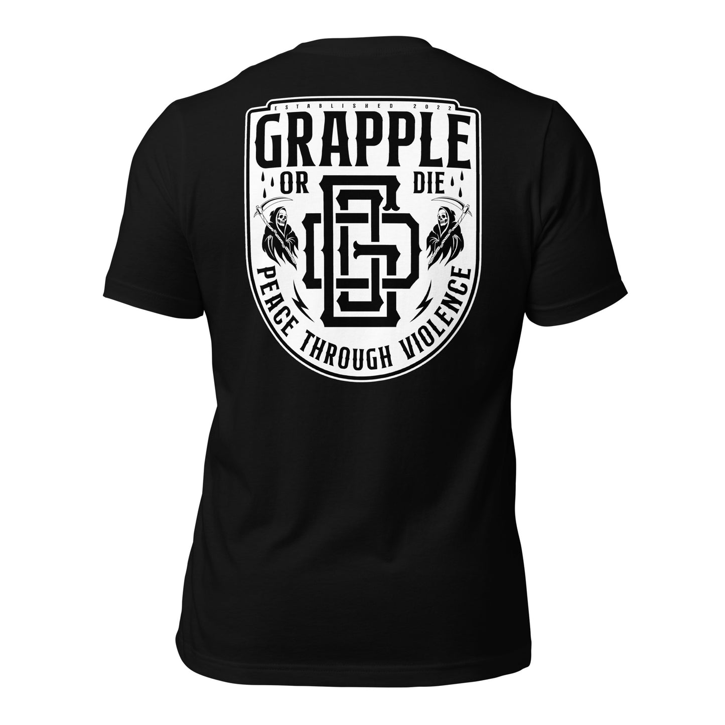 Grapple or Die Shield T-Shirt